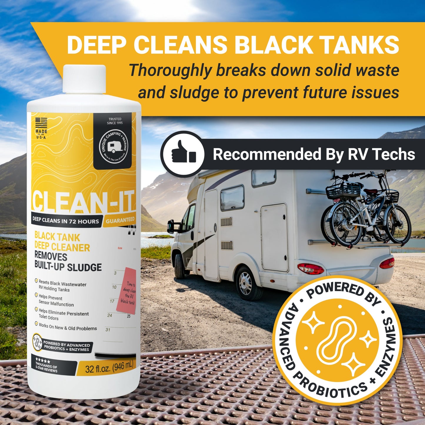 Clean-It RV Black Tank Cleaner