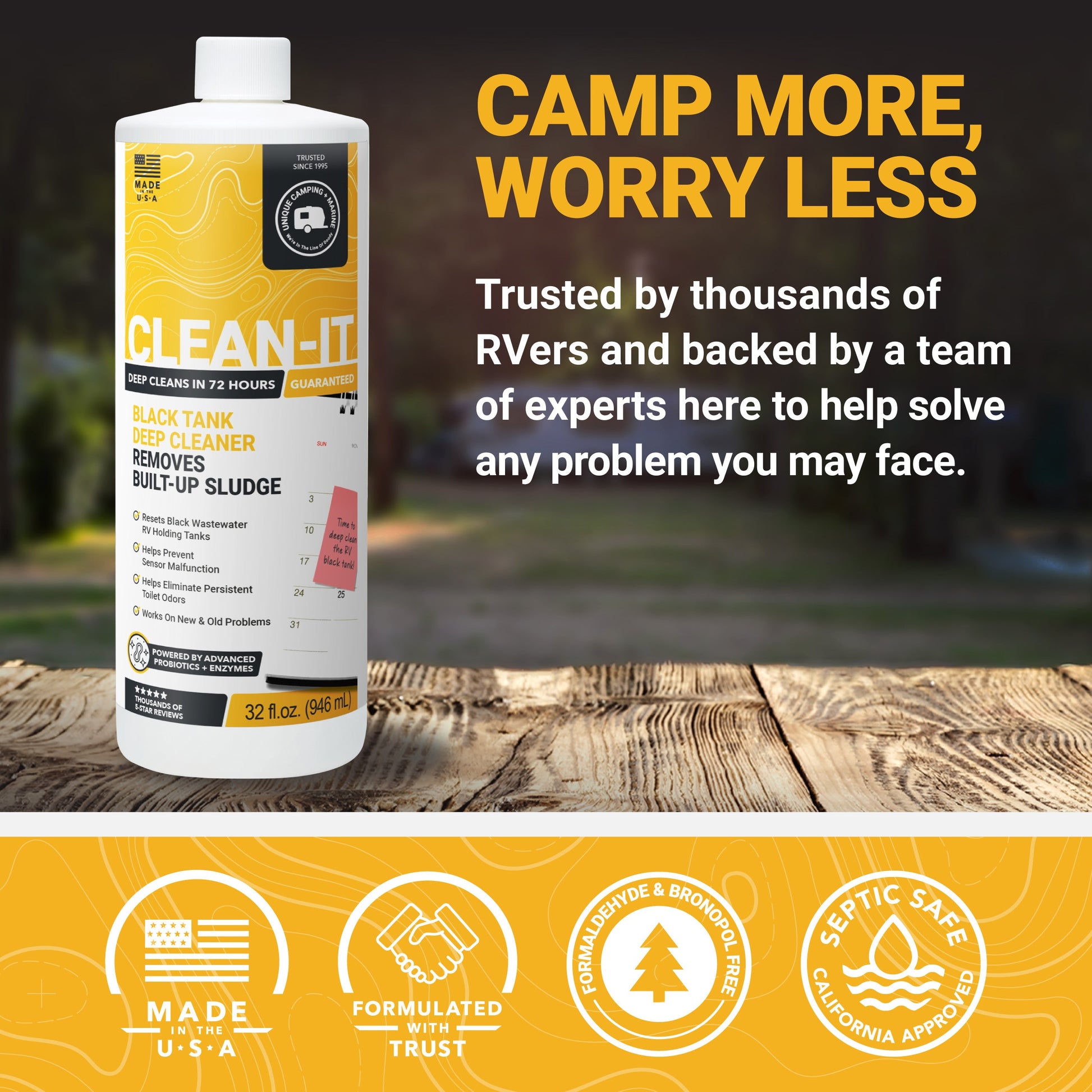 Clean-It RV Black Tank Cleaner